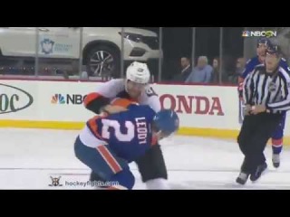 Claude Giroux vs Nick Leddy. November 25, 2015 720