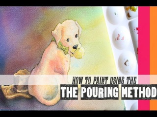 Watercolor Pouring Method