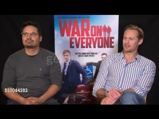 INTERVIEW - Alexander Skarsgard, Michael Pena on acting like a teenager, trying a different script out