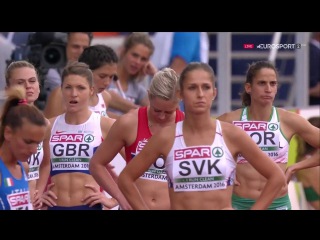 Women's 4x400m Relay H1-2 European Athletics Championships 2016 HD