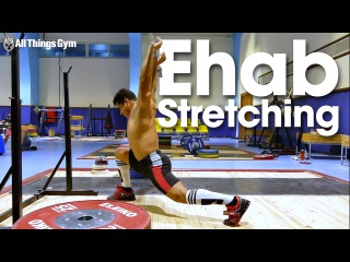 Mohamed Ehab Post PR Session Stretching Routine ATG on Tour in Egypt