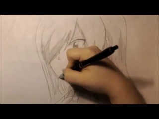 How to draw Erza Skarlet from Fairy tail/рисуем Эрзу Скарлет