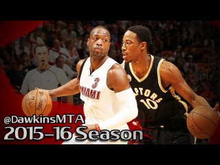 DeMar DeRozan vs Dwyane Wade Full Duel 2015.12.18 - 51 Pts 9 Dimes Combined!