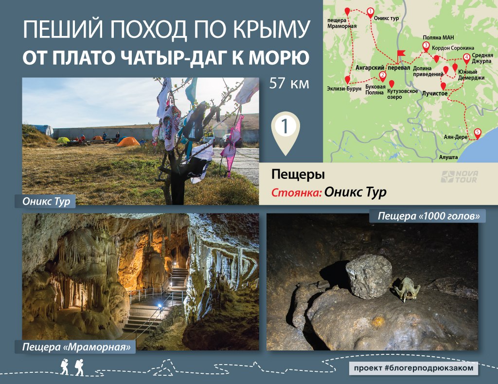 Карта пещер крыма