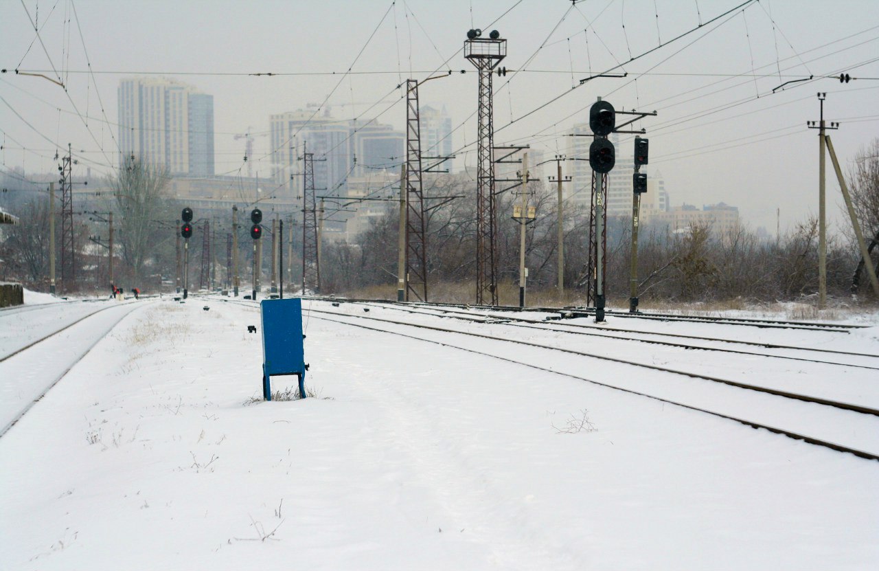 Зима, снег, фото. Утренний Понтифик