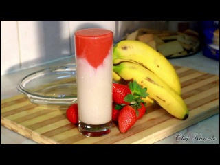 How to Make Banana & Strawberries Drink Recipes