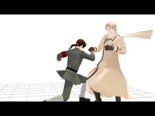 【MMD x APH】 China vs Russia