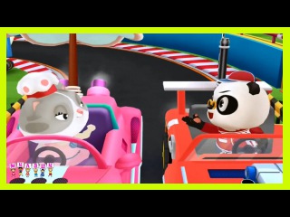 Автогонки Доктор Панда. Мультики про машинки. Dr Panda racers 1 серия
