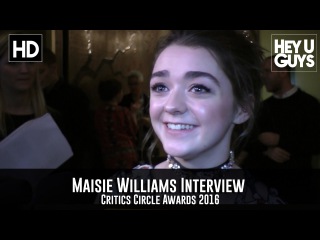 Maisie Williams Interview - Critics Circle Awards 2016