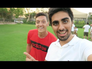 Mesut Ozil - Cross Bar Challenge in DUBAI !!!