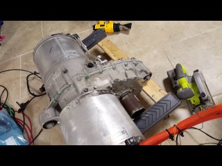 Tesla Model S - Rear Drive Unit - On the Bench - First Success