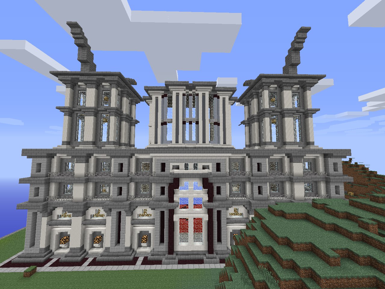 как построить клановый дом в майнкрафт #10