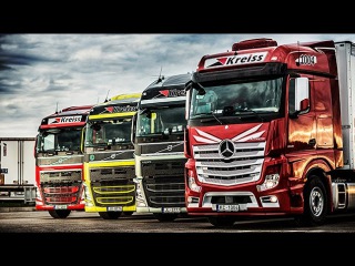 Сравнение тягачей, Рейс в Европу, MB Actros vs Volvo FH 16. (1 серия)