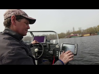 Тест на воде эхолота Lowrance Elite Ti