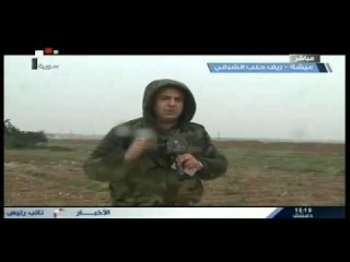 مراسل الأخبار شادي حلوة من قرية عيشة بعد تح