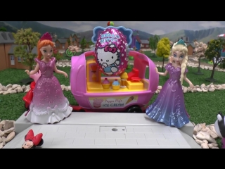 Giant Peppa Pig Story Video Play Doh English Episodes - Thomas The Train Surprise Eggs Pepa Toys