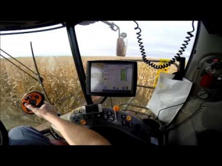 2013 Harvest in a 7230 Case IH Combine