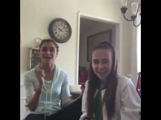 Live in Facebook with Alyson Stoner & Kaycee Rice.
