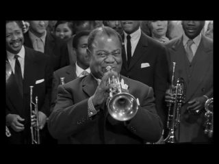 Louis Armstrong, Sidney Poitier, and Paul Newman