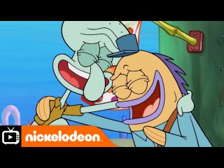SpongeBob SquarePants | Squidward Making Friends | Nickelodeon UK