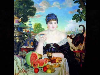Подари мне платок (Г.Пономаренко, М.Агашина) исп. Наталия Муравьева (Репродукции картин Бориса Кустодиева)