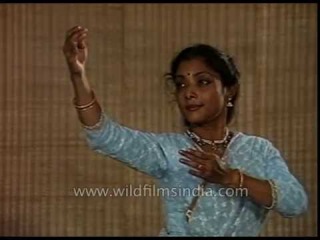 Indian classical dancer Saswati Sen performs Kathak