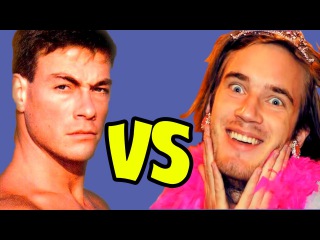 Вандам vs PewDiePie |GREENSCREEN !!