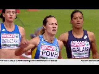 Olesya Povh 100m H2 Women's HD European Athletics Championships Amsterdam 2016