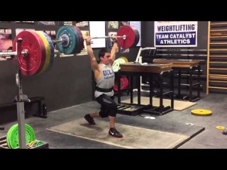 John Downey Clean & Jerk 162kg at 85kg Bodyweight