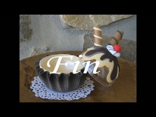 tutorial portachuches cup-cake