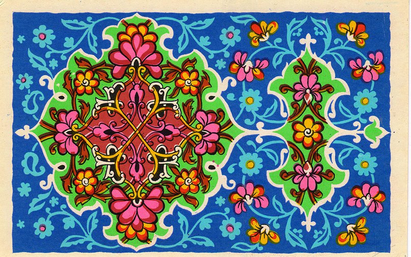 Таджикский орнамент рисунок