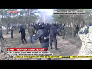 Янтарные войны на Украине: в ход пошло оружие