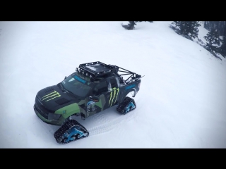 Riding Shotgun with Ken Block in the Ford F-150 RaptorTRAX