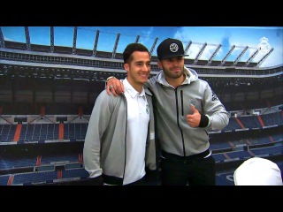 Lucas Vázquez and Jesé meet our fans in Barcelona!