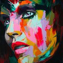 Французская художница Francoise Nielly и ее красочные портреты…