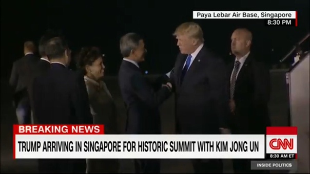 Трамп прибыл в Сингапур для переговоров с Ким Чен Ыном
