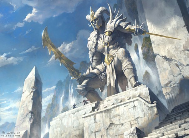Warrior Statue by #VeliNystrom