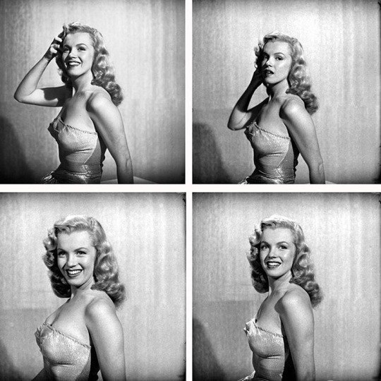 На фотографии 22 летняя Marilyn Monroe
