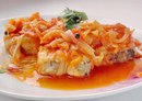Рыба под овощным маринадом