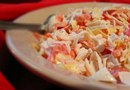 Салат с кальмарами