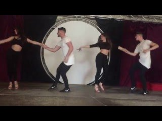 Luis & Andrea with Juan & Gabriella - Bachata sensual workshop