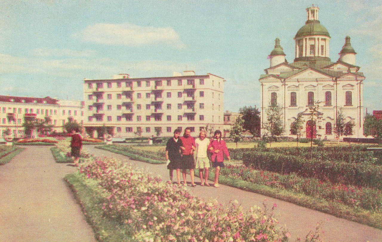 Строительство и открытие монумента "Вечная слава" в г. Тамбове, 1970 г ...