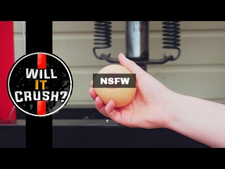 (NSFW) Crushing and Shooting Fake Boobs | Will It Crush? | Hydraulic Press