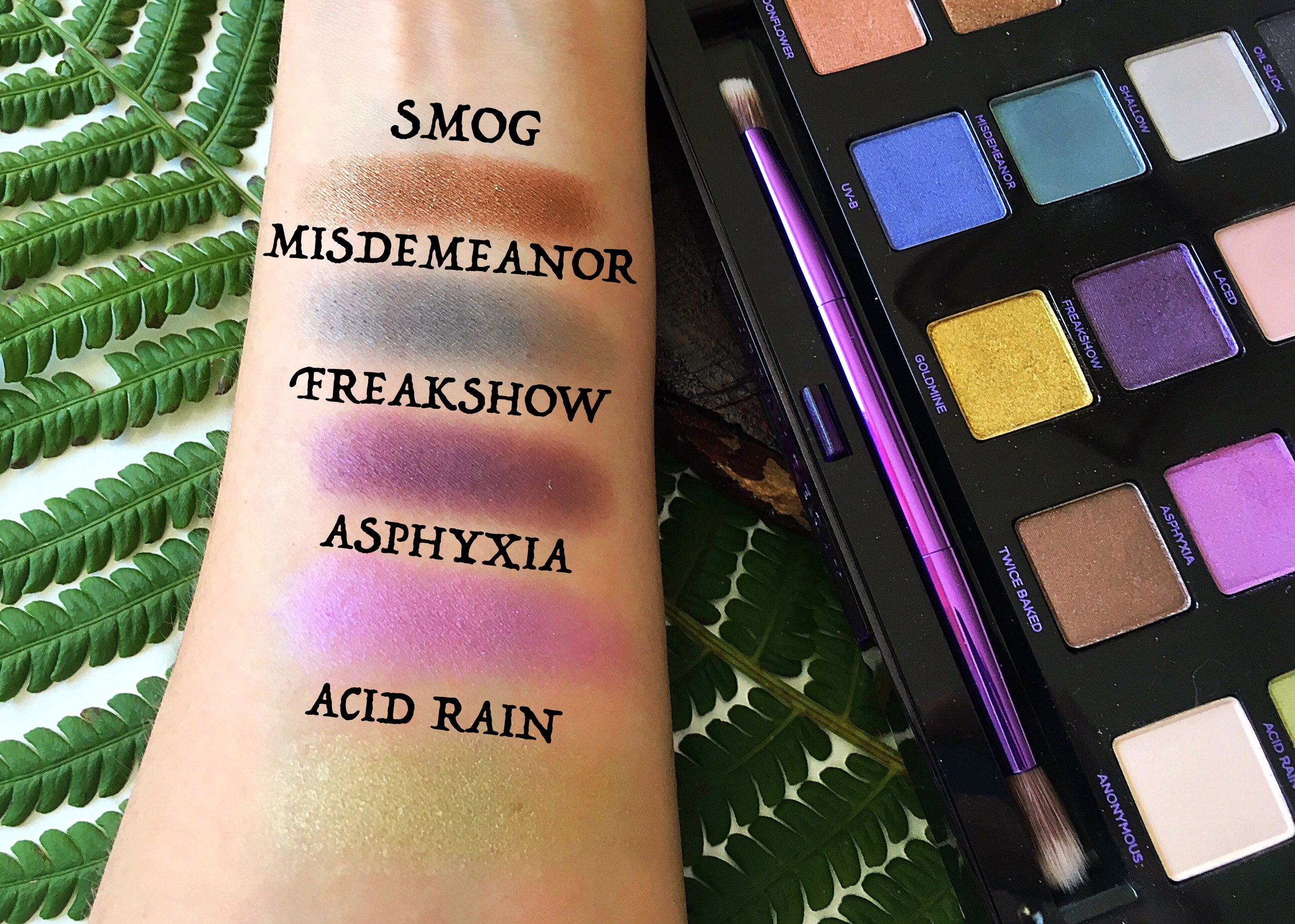 Лимитированная палетка XX Vice LTD Reloaded от Urban Decay (свотчи)