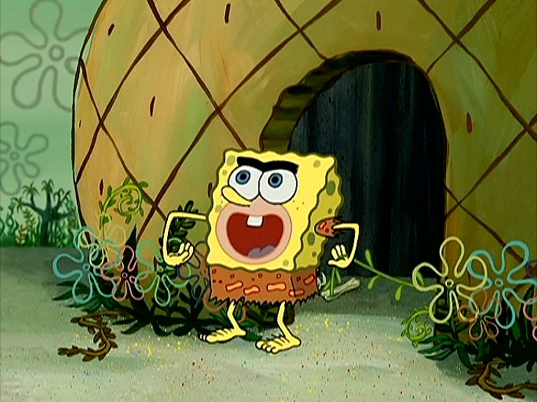 Спанч боб неандерталец картинка