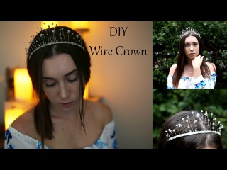 Diy Wire Crown, Super Easy and Cheap (@irenerudnykphoto)