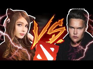 КАРИНА СТРИМЕРША УЧИТ МЕНЯ ИГРАТЬ В DOTA2
