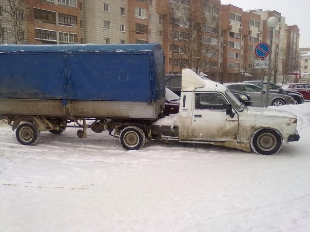 В пути шофер-дальнобойщик... 