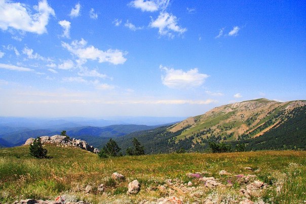Самая высокая вершина Крымских гор — Роман-Кош. Находится в центральной части горного Крыма. 