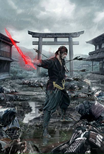 Samurai Onryo by #DavidBenzal
